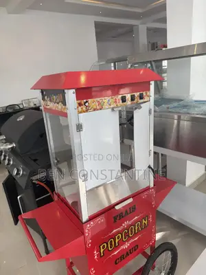 Pop Corn Machine With Cart