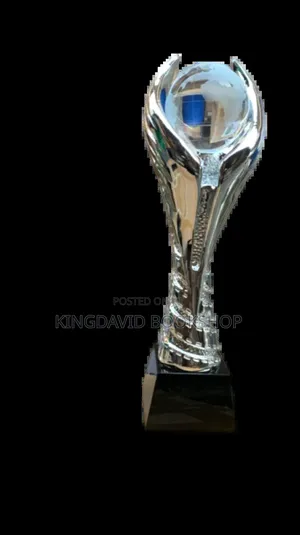 Silver Trophy Award Plaque