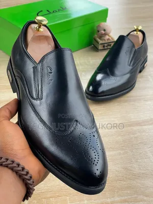 High Quality Pure Leather Men's Clarks Shoes