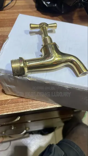 1/2 Polished Brass Bib Tap or Faucet, (Poland Tap)