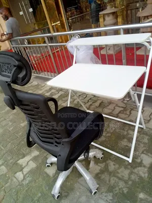 Quality Office Foldable Table With Office Chair