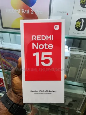 New Xiaomi Redmi Note 15 128 GB Black