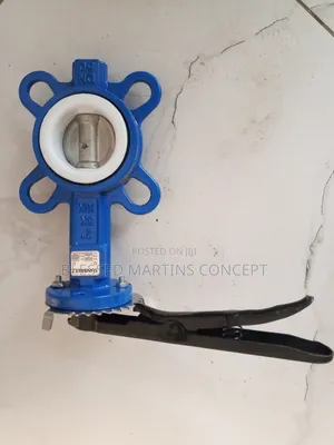 2" Wafer Type Butterfly Valve With a Lever Handle
