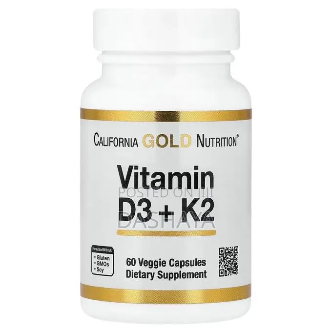 Vitamin D3 + , 60 Veggie Capsules
