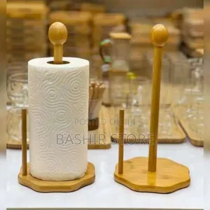 Bamboo Paper Towel Holders.