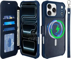 Vanavagy for iPhone 17 Pro Max Wallet Case Magsafe Wireless Charging,