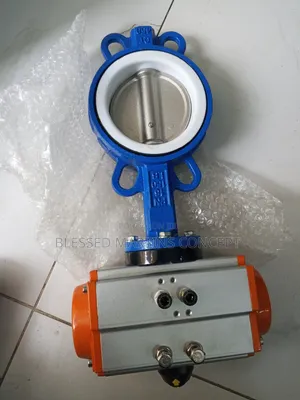 4" Double Acting Automatic Pneumatic Actuator Butterfly Valve.Teflon