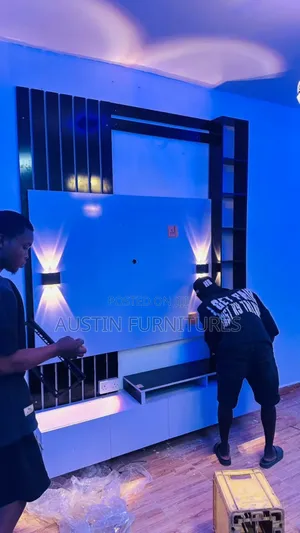Creatively Crafted 7 by 8 Tv Console