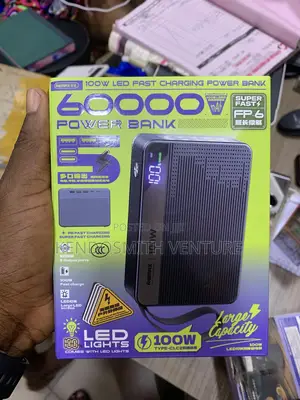 Remax 60,000 Mah 100w Fast Charging Power Bank – Brand New