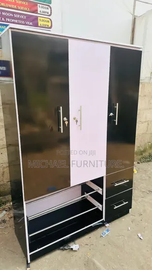Neatly Assembled 4 by 6 Wardrobe