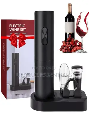 Rechargeable Electric Wine Opener With Accessories