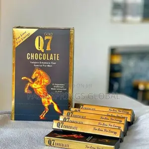 Q7 Gold Chocolate Bars for Men - 12 Bars in a Box