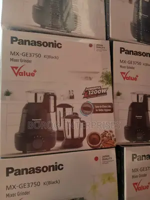 Panasonic Mixer Grinder With 3 Jars-Mx Ge3750
