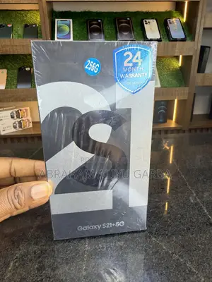 New Samsung Galaxy S21+ 5G 256 GB Black