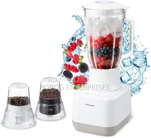 Panasonic Blender, 800w, Ice Crushing, 2 Mill Attachment-Mx-Mg5421