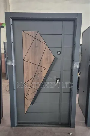 Gray With Brown Design 4ft by 7ft