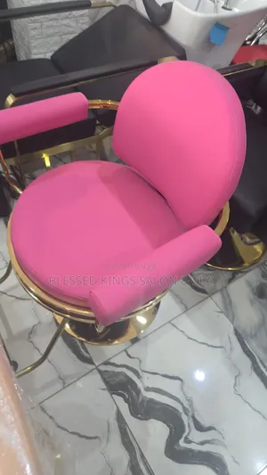Pink Salon Styling Chair