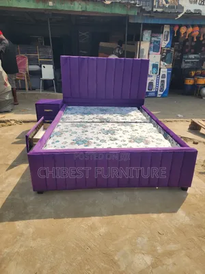 Neatly Padded Four And Half By Six Bed Stand