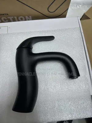 England Black Heavy Gage Basin Mixer Tap Hot and Cold