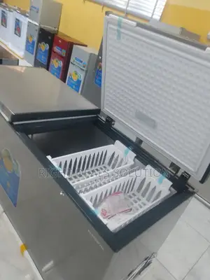 Energy-Efficient Double Door Chest Freezer for Shops Homes