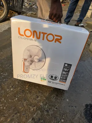 Lontor 16inch Rechargeable Wall Fan
