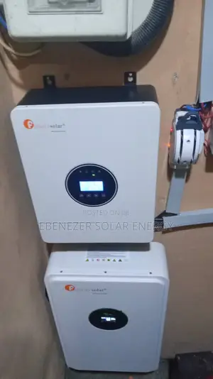 10kwh Battery/ 8kva Hybrid Inverter/ 10pics of 450w Panels Full Setup