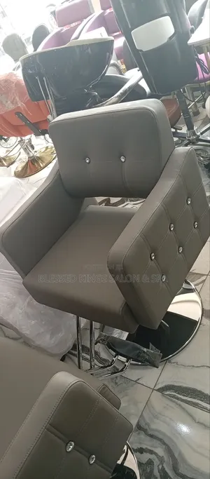 Grey Salon Styling Chair