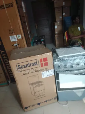 Scanfrost 4b Floor Standing Gas Cooker + Oven