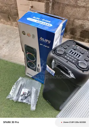 Ailipu Sp-3121d Rechargeable Bluetooth Speaker With Dual Mics