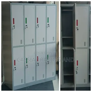 4 by 8 Metal Locker With Cloth Hanger