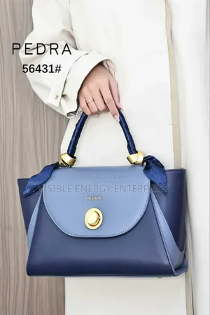 Luxury Blue Pedra Handbag 