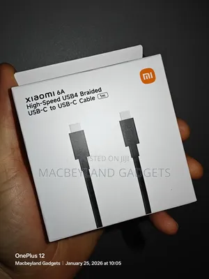 Xiaomi High Speed Braided Usb 4 Type C To Type C Data Cable