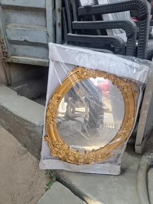 Gold Vanity Wall Mounted Make-Up Mirror
