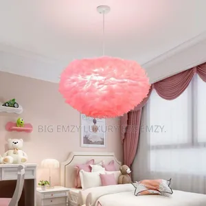 Modern Pink and Orange Pendant Light