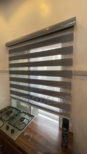 High Grade Grey Day and Night Window Blinds.