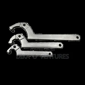 Adjustable Hook Wrench Pin Round Head Wrench C Shape
