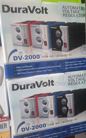 Duravolt Dv-2000 Automatic Voltage Regulator.