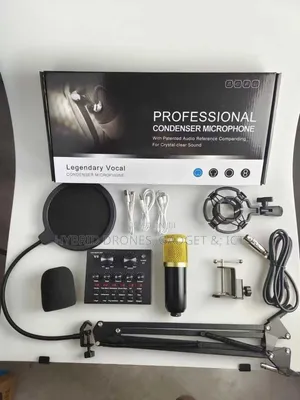 Bm-800 Recording Studio Bundle With Voice Changer and Live Sound Card