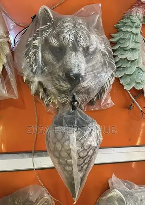Lion Head Casted Outdoor Light