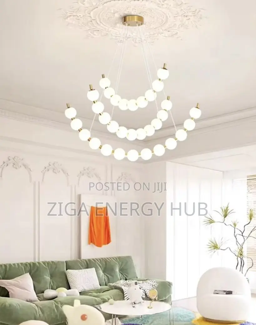 Led Globe Chandelier Light