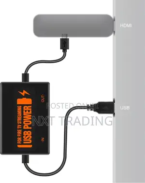 Usb Power Adapter for Amazon Fire Tv Stick Max Chromecast