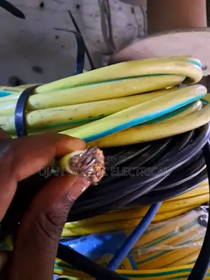 50mm Single Flexible Wire Green and Yellow