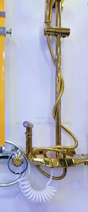 High Quality Gold Shower Set