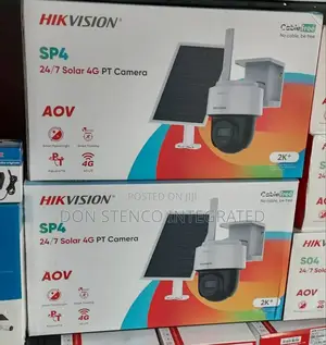 Hikvision 4g Lte Solar Pt Camera 4mp