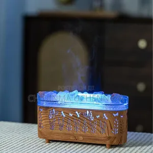 Himalayan Natural Crystal Rock Salt Lamp Humidifier