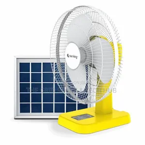 Sun King 16" Solar Rechargeable Table Fan (Long Lasting Battery)