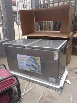 New Snowsea  Chest Freezer 600 L  Double Door ( Extra In -door Glass )