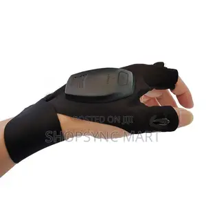 Led Work Gloves With Built-in Finger Lights