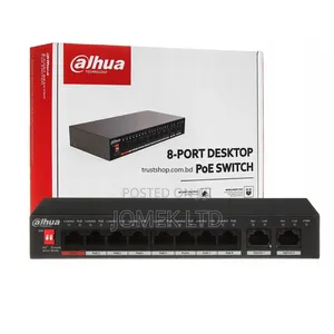 Dahua 10-Port Desktop Managed Switch With 8-Port Poe