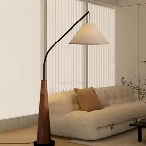 Wabi Sabi Wooden Fishing Floor Lamp Nordic Creative Minimalist